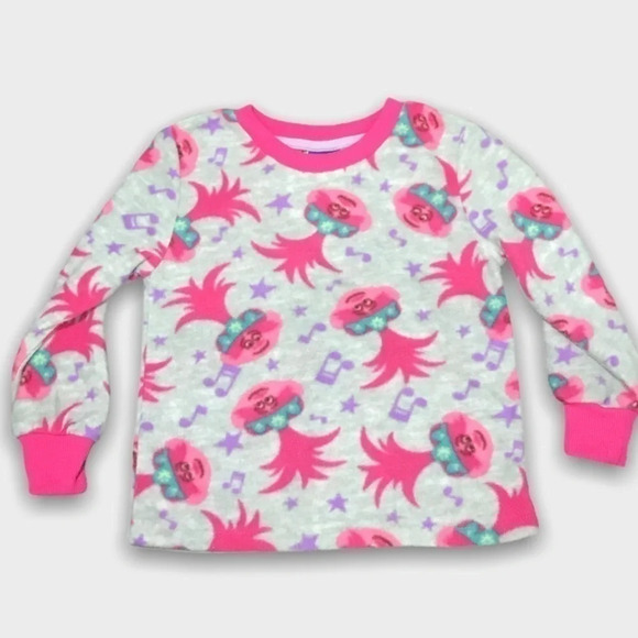 4/$20🥳 Trolls Long  Sleeve Fleece Shirt - Picture 1 of 3